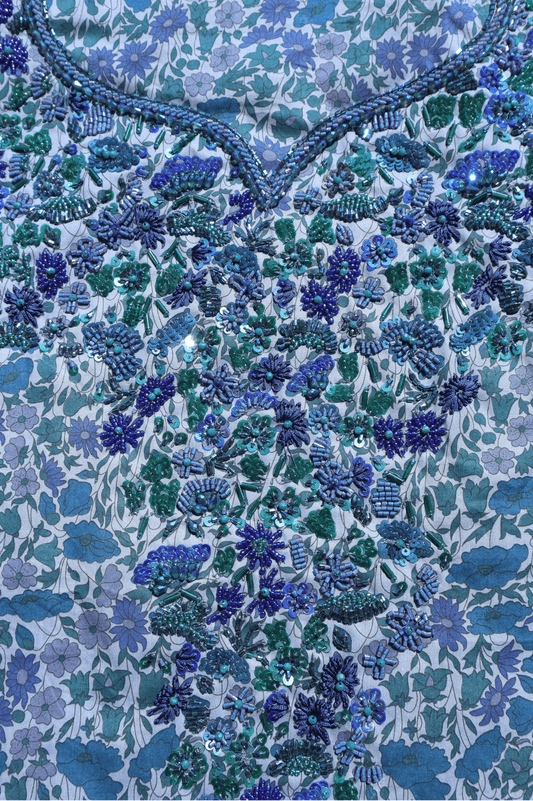 TB17 - Liberty Tana Lawn Blue Mkhawar