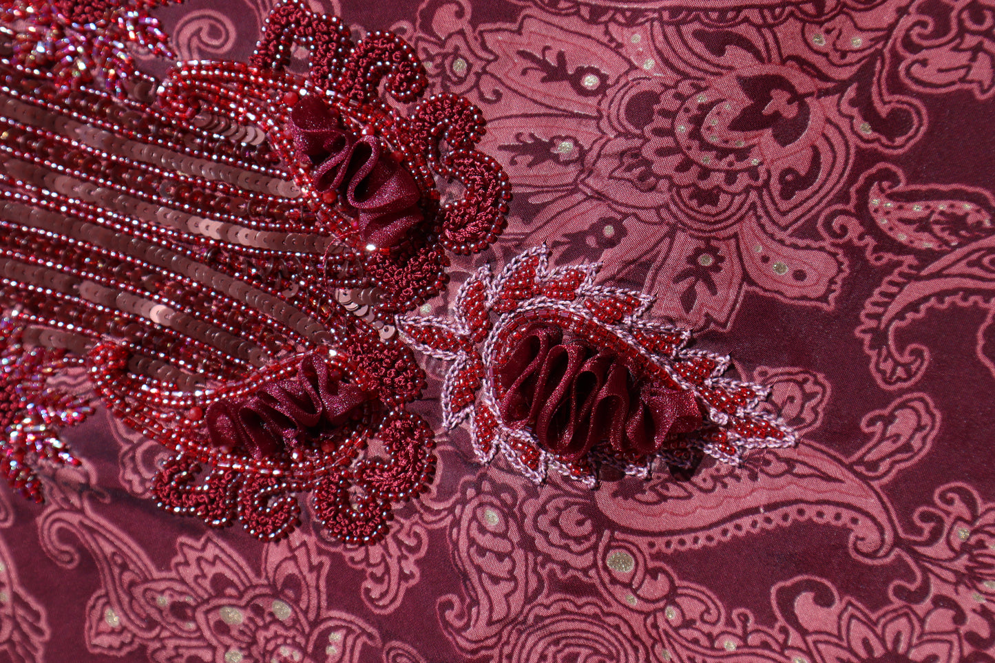 TB28 - Maroon Paisley