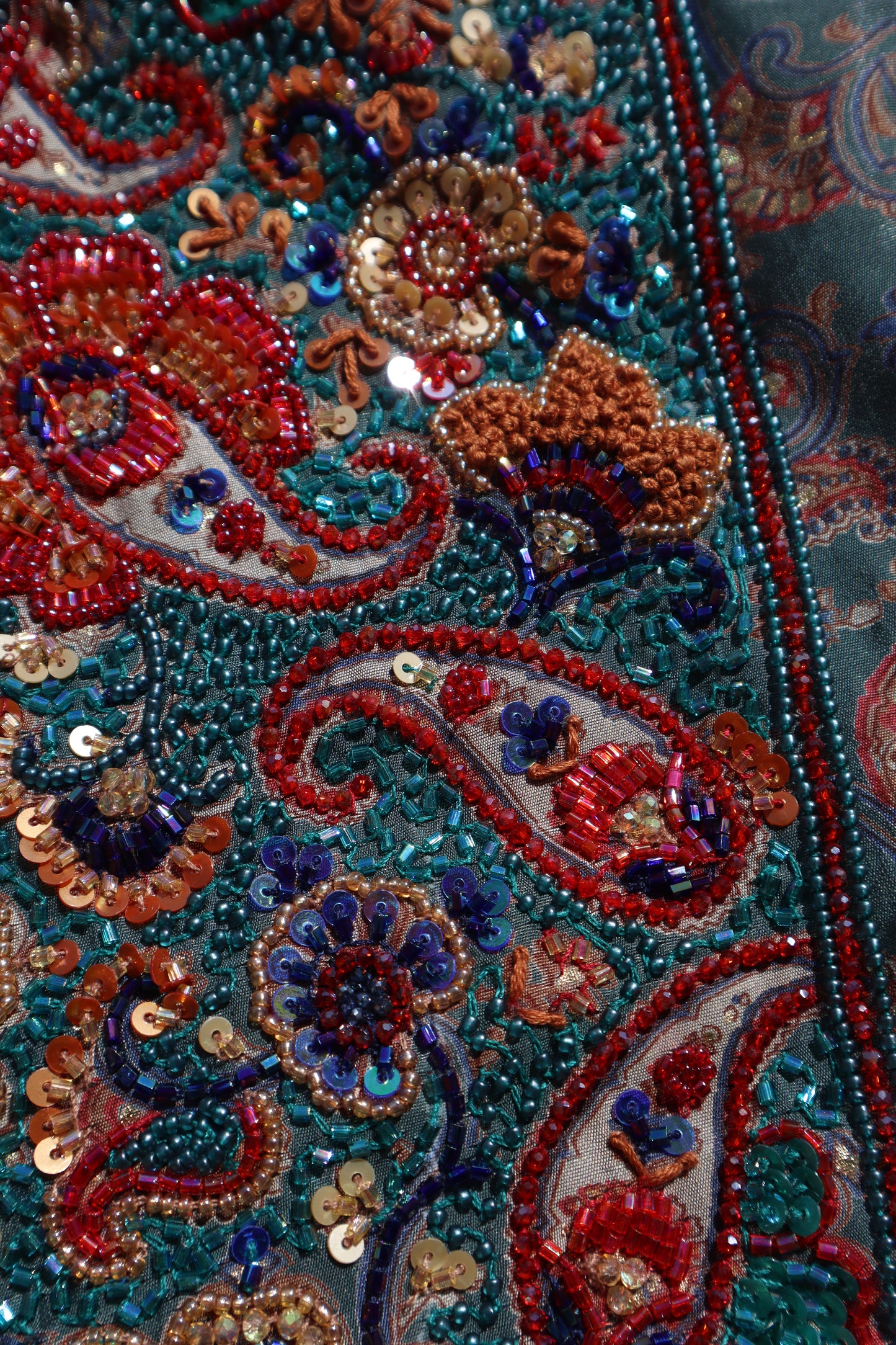 TB25 - Paisley Teal Mukhawar