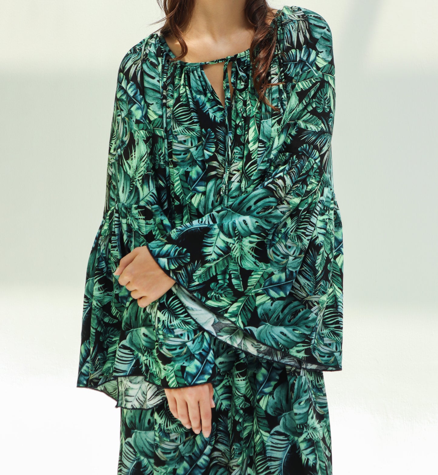 Tropical - Green Dress