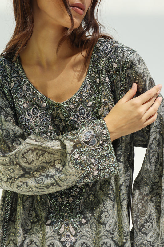 TB06 - Paisley Grey Mkhawar