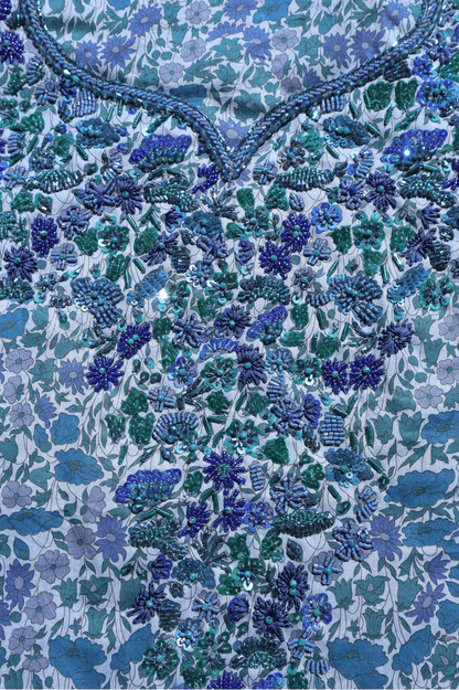 TB17 - Liberty Tana Lawn Blue Mkhawar