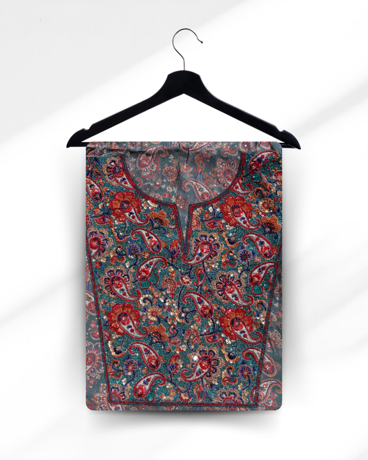 TB25 - Paisley Teal Mukhawar