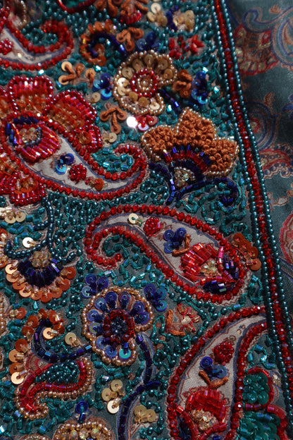 TB25 - Paisley Teal Mukhawar