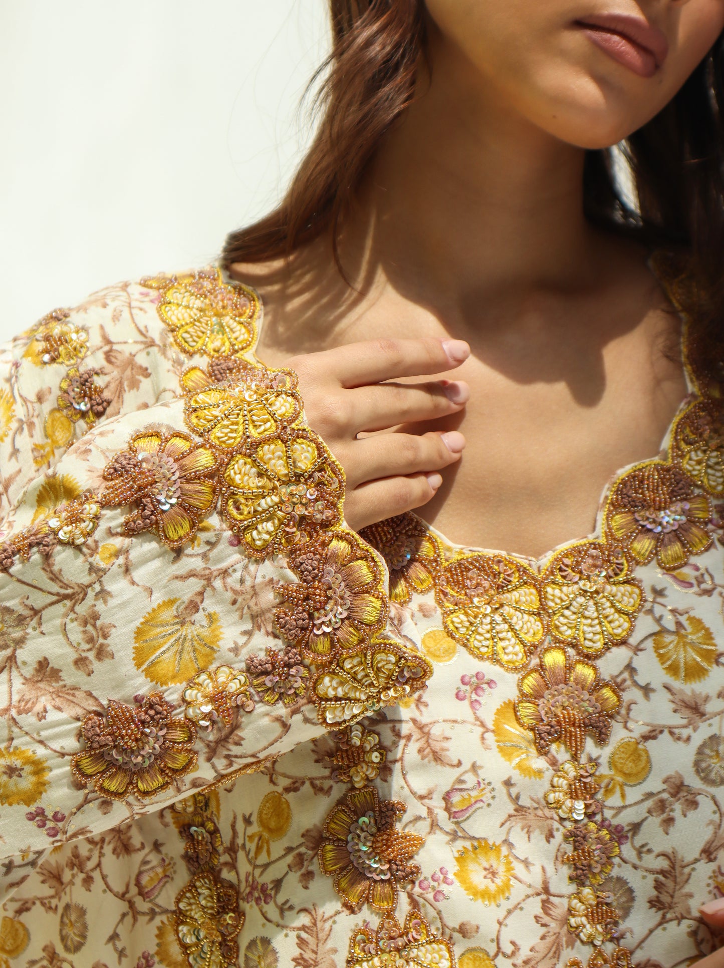 TB03 - Floral Yellow Mkhawar