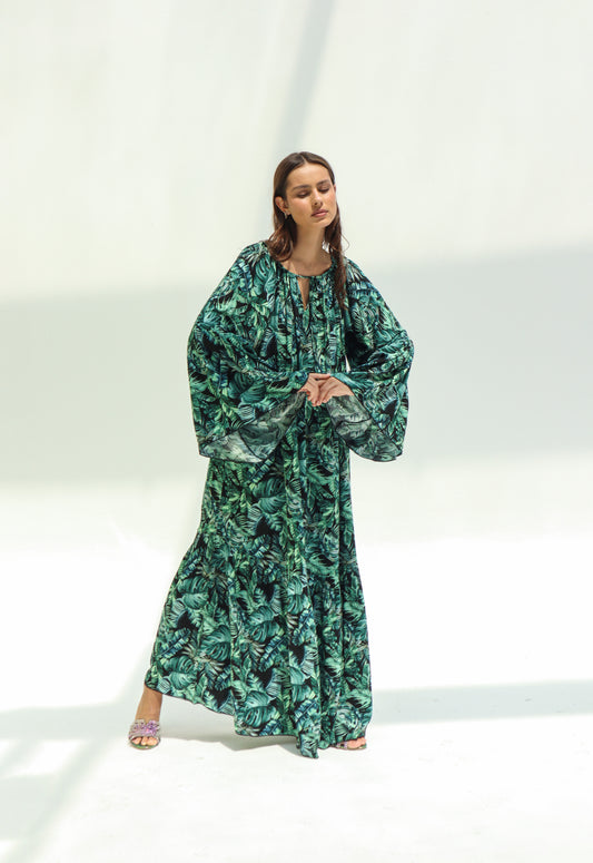 Tropical - Green Dress